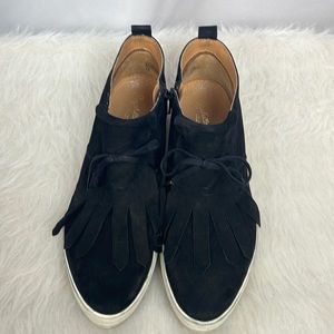 Seychelles Black Suede Sneaker Boot